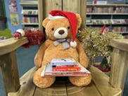 Bubbles the library bear