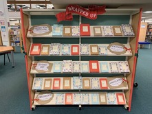 Wrapped library books