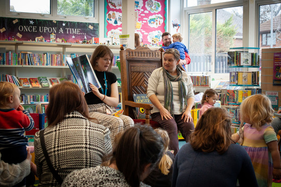 Reading books to children