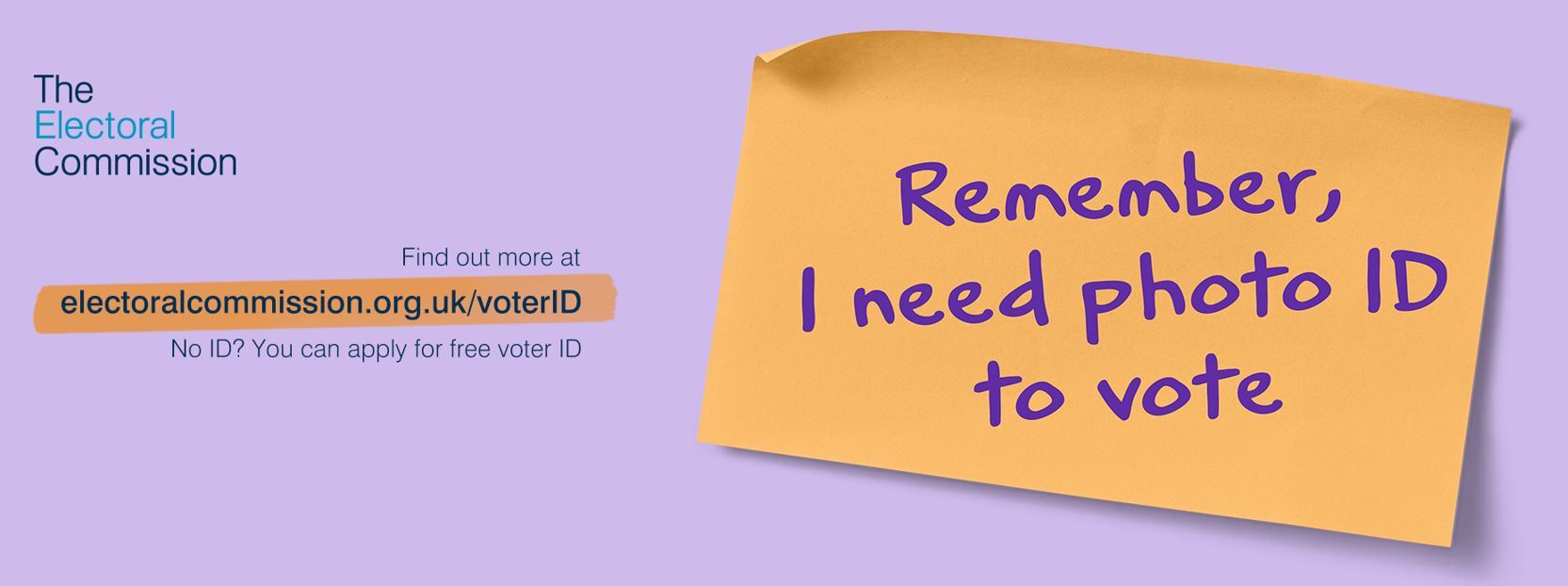 Don't forget your ID to vote