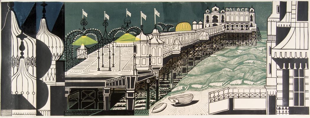 Brighton Pier - 1977 - Edward Bawden