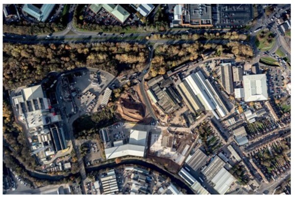 Tyseley Heat Network_ aerial view