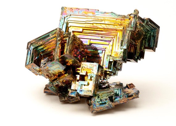 Synthetic form of bismuth. BGS © UKRI.