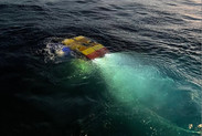 SMARTEX ROV ISIS in the water. Credit: National Oceanographic Centre