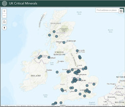 Critical Mineral Intelligence Centre Map