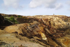 The Great Opencast at Parys Mountain mine. BGS / UKRI