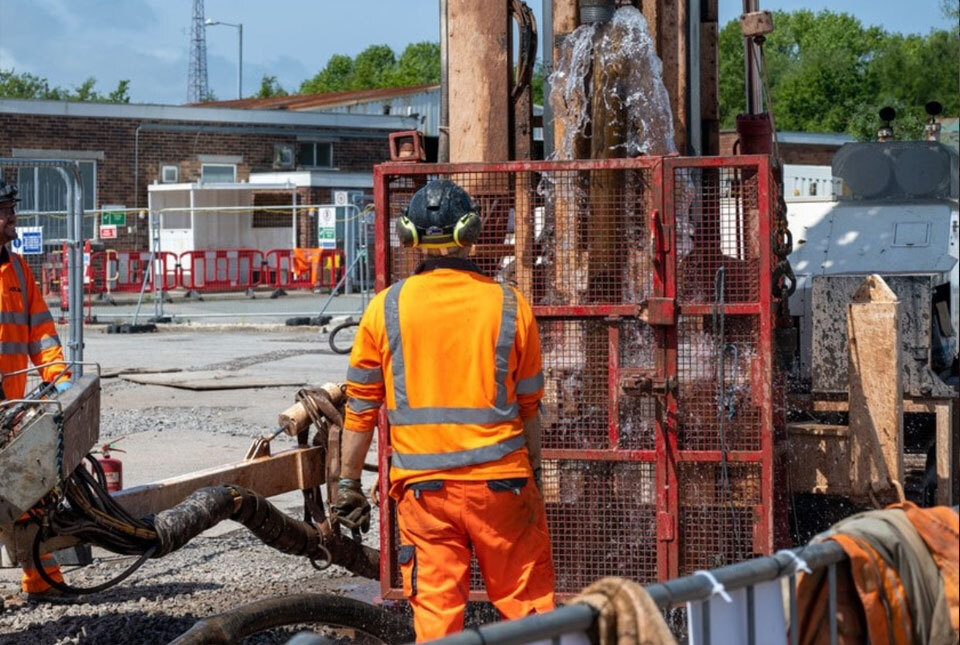 Borehole drilling at UKGEOS