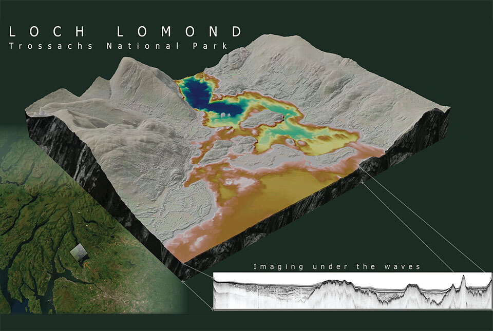 3D model of the southern and central basins. Contains Esri World Imagery basemap. 