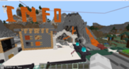Minecraft volcano world