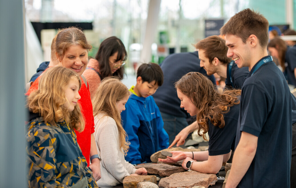 BGS staff engaging with public