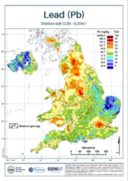 Topsoil geochemistry maps