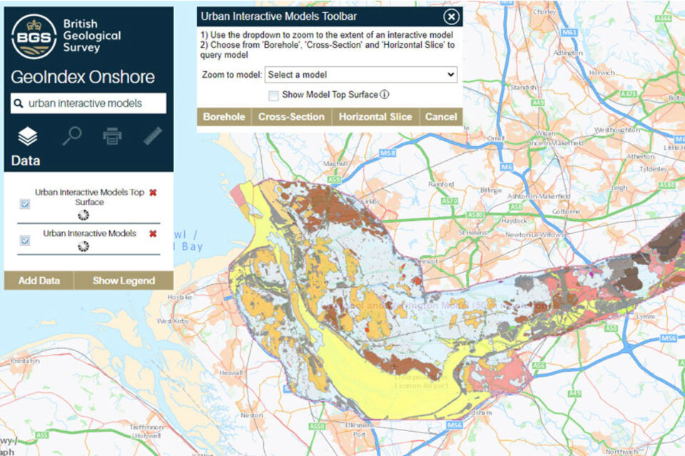 3D geological model available for Liverpool and Warrington  on BGS GeoIndex