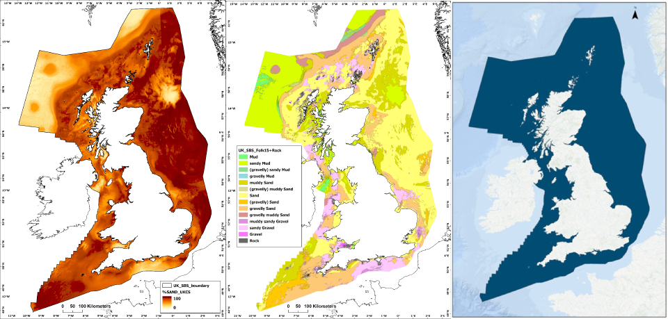 BGS Predictive seabed sediment maps
