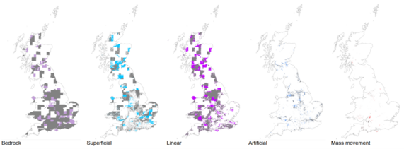 BGS Geology 100K examples