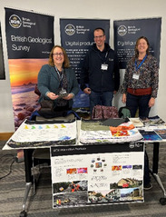 BGS data team at event