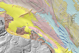 Seabed geology 1:10 000 map, offshore Yorkshire. BGS © UKRI 2025