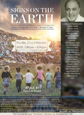 Signs on the Earth event