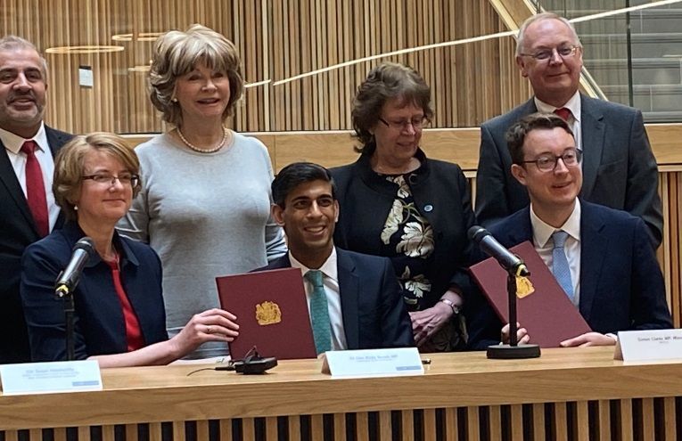 Devolution deal is struck by West Yorkshire leaders and the Chancellor of the Exchequer