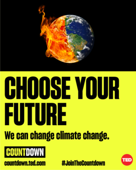 TED Countdown poster