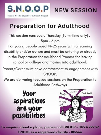 Preparation for Adulthood course details