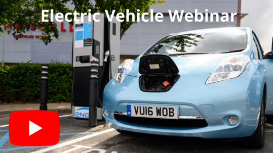 Electric vehicle Webinar image