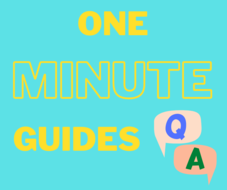 one minute guides 