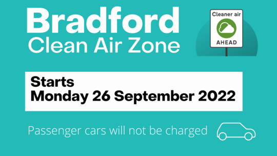 Clean Air Zone - passenger cars will not pay