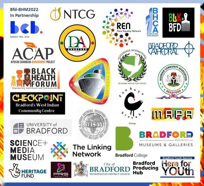 Organisations involved in Bradford's Black History Month 2022 celebrations