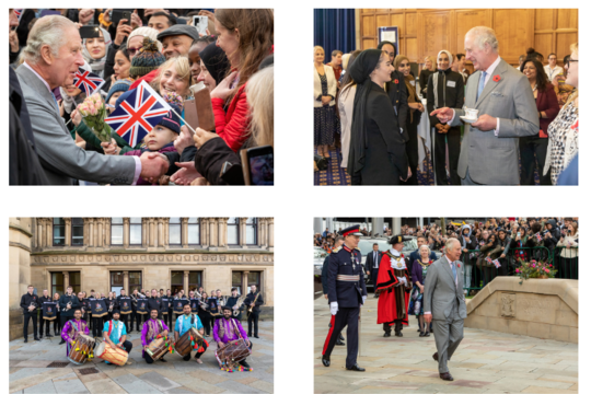 His Majesty King Charles III visits Bradford