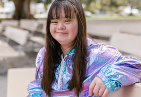 girl with down syndrome 