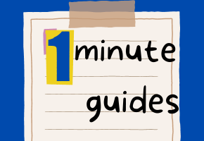 1 minute guides 