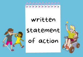 Written statement of action 