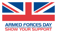 Armed Forces Day - show your support - with Union Flag graphics