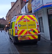 Phot of the Safe Space van