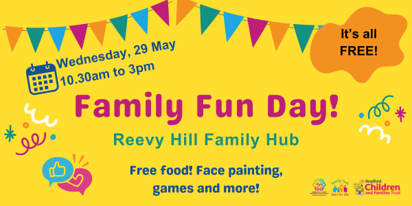 Reevy Hill Family Fun Day - Wednesday, 29 May, 10.30am to 3pm