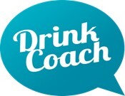 DrinkCoach Logo in a blue speech bubble