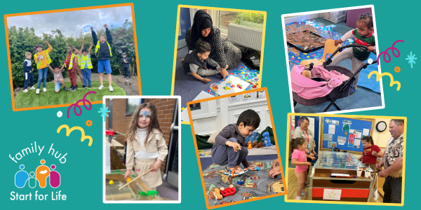 Family Hubs events May and June 2024 photos from the events