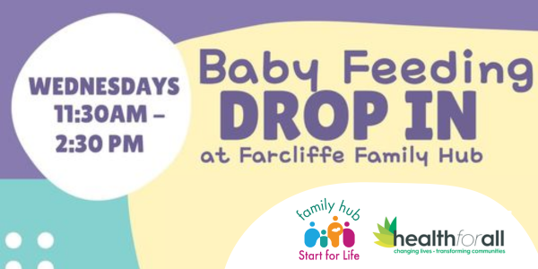Baby Feeding DROP IN at Farcliffe Family Hub - Have a feeding question or need support?