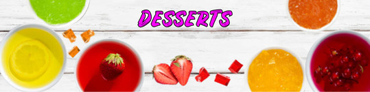 Images of tasty desserts