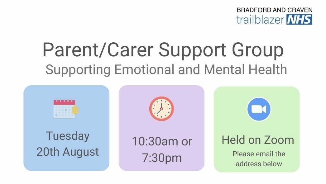 Parent Support Group - supporting emotional and mental health