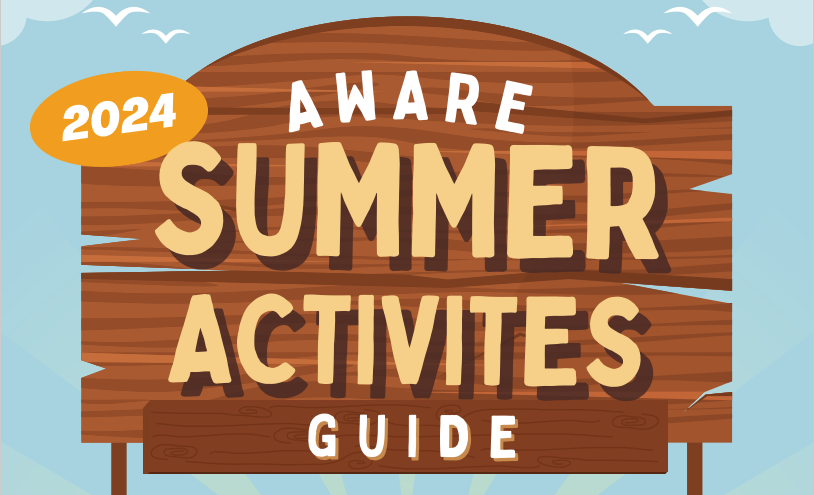 AWARE - summer holiday activity guide for families with an autistic person in the family