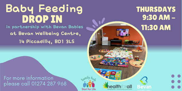Baby Feeding drop in at Bevan Wellbeing Centre