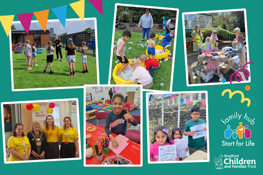Summer events at our district's Family Hubs