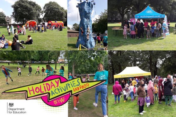 HAF Park Events Collage of pics