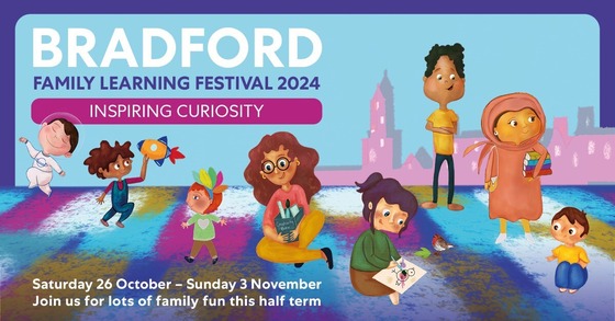 Family learning festival banner