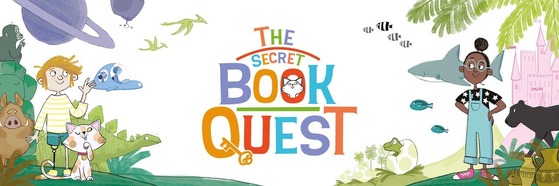 the secret book quest banner