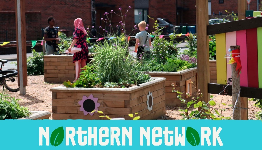 Image of people at a gardening project