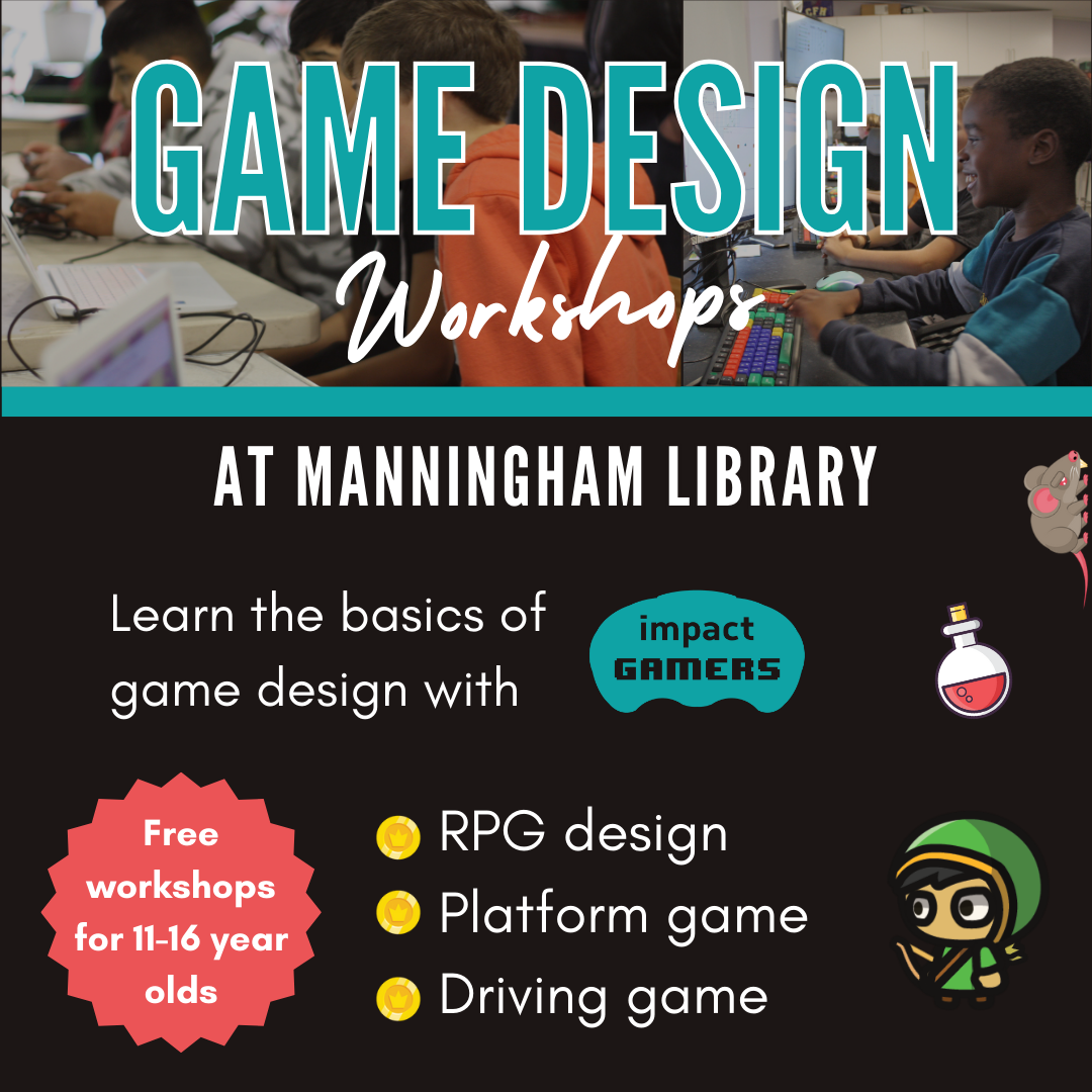 game design flyer