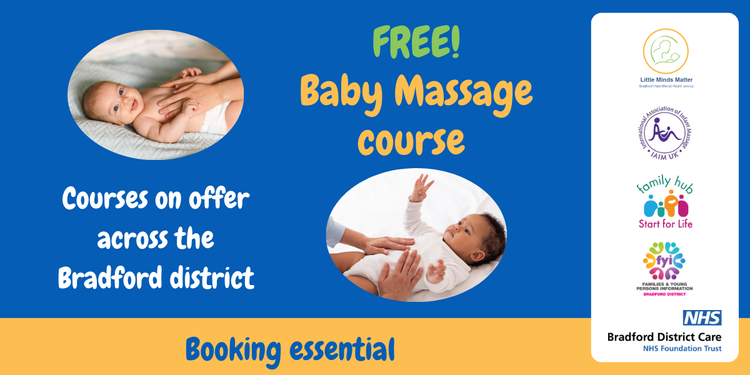 Free baby massage - Free 5 week courses in the Bradford District