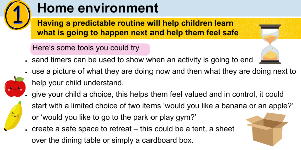 Tip 1 home environment